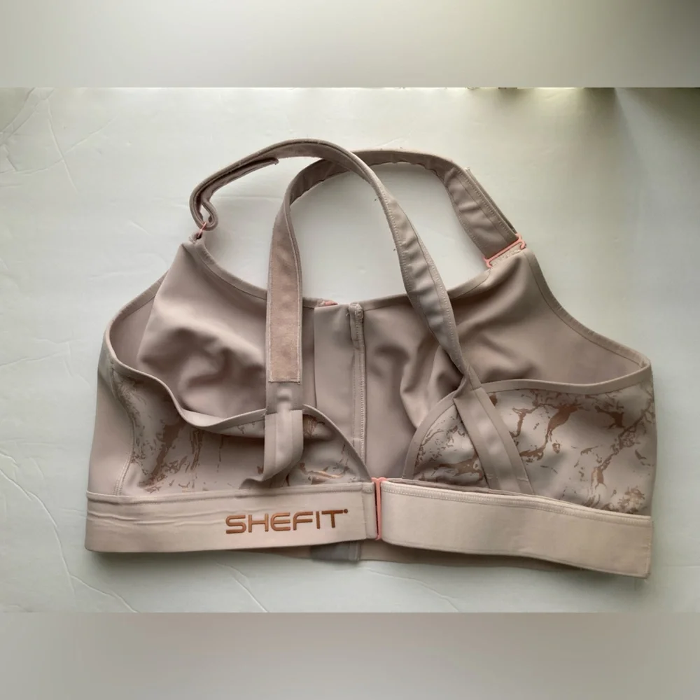 SHEFIT Women's Ultimate Sports Bra High Impact Pink Size 4Luxe Plus Activewear - Picture 4 of 7